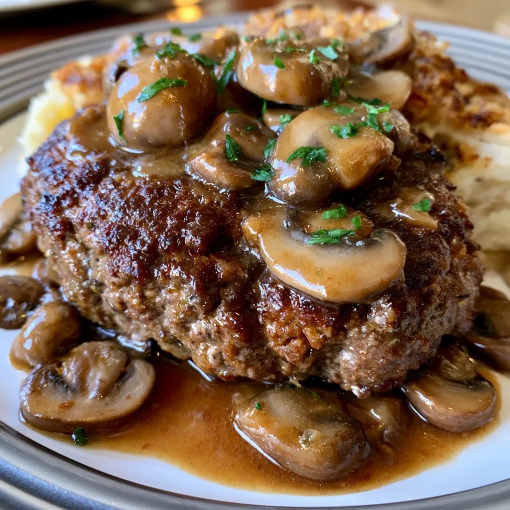 Salisbury Steak with Mushroom Gravy