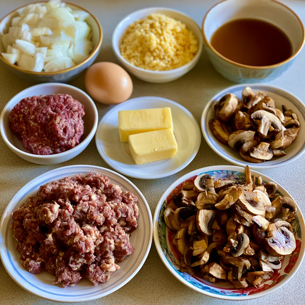 Salisbury Steak with Mushroom Gravy