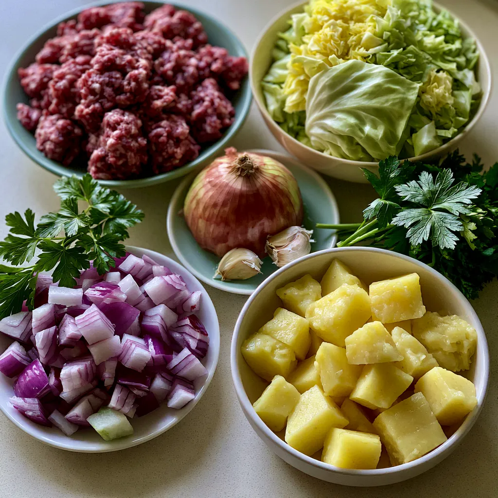 Savory Cabbage and Ground Beef