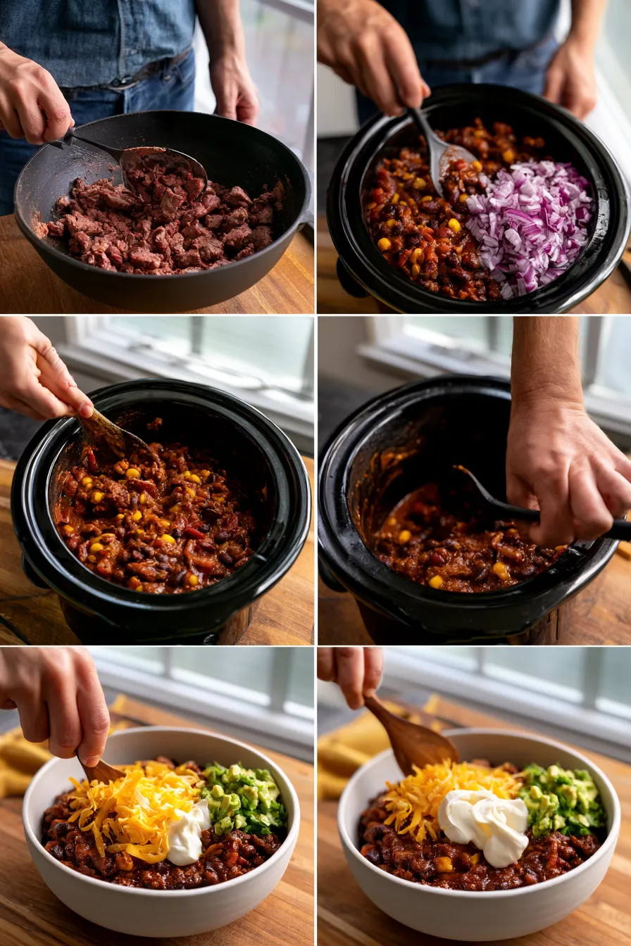 Spicy Crockpot Chili