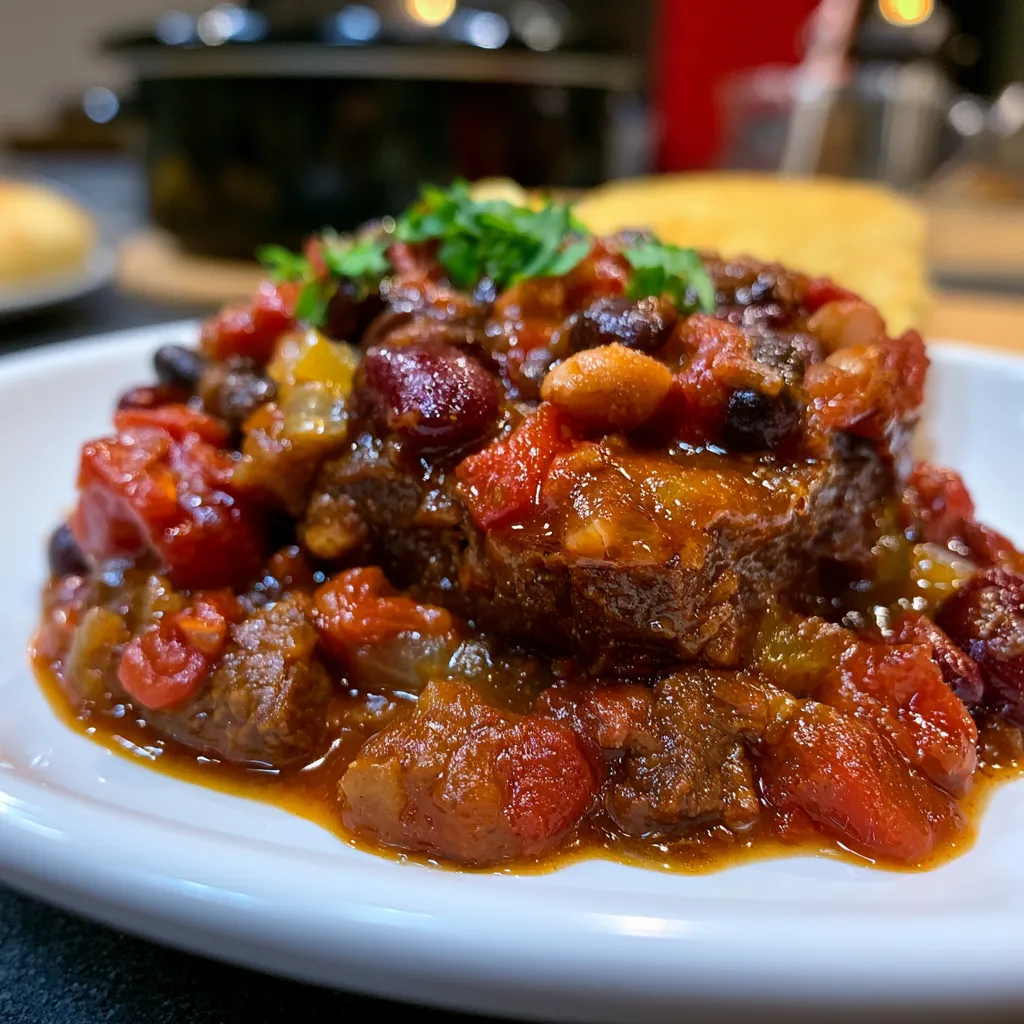 Spicy Crockpot Chili